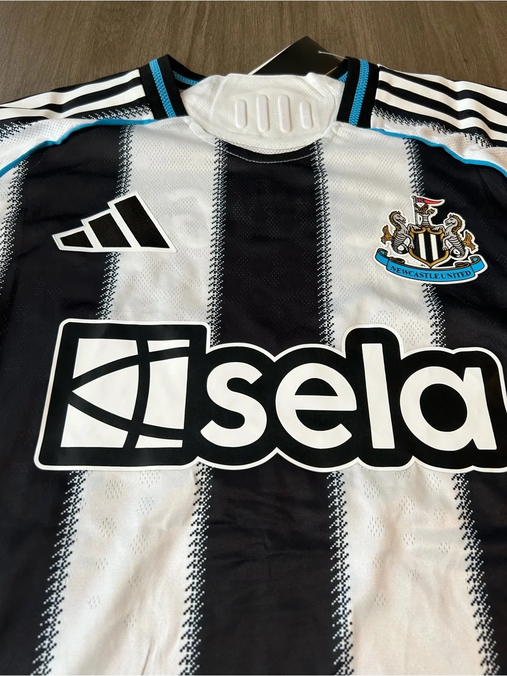 adidas Newcastle United Elanga #20 White Black Jersey